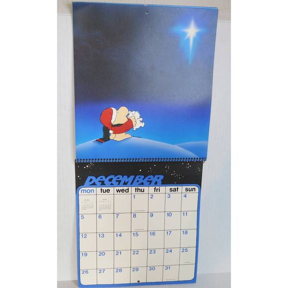 Ziggy 1983 Wall Calendar Close Encounters No Writing American Greetings Vintage - Picture 4 of 12
